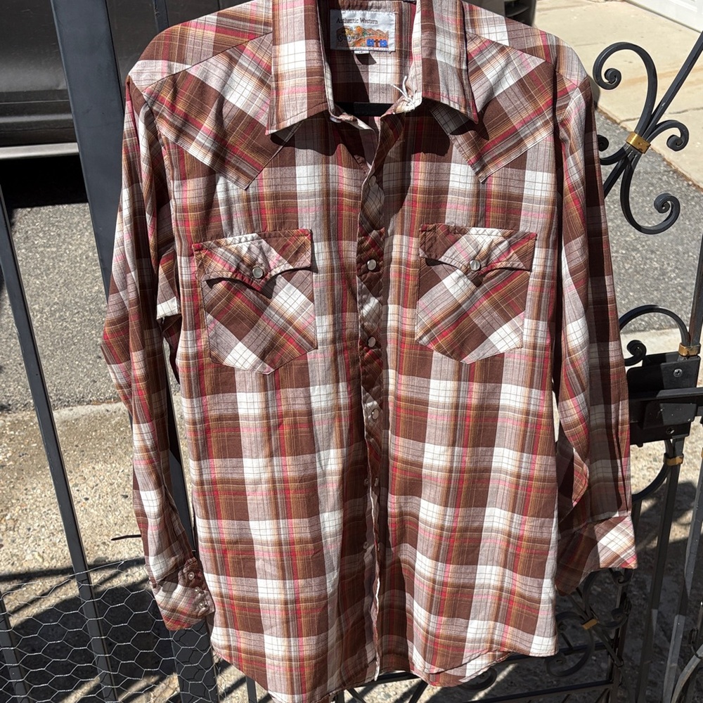 Authentic Western Plaid Shirt